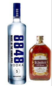 8848 Quarter / Khukuri rum qt 180ml