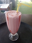 Strawberry milkshake